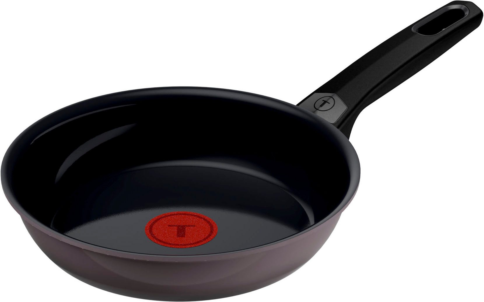 Tefal Bratpfanne Ceramic Control Grey, Aluminium (1-tlg), Keramikbeschichtung, Induktion, Thermo-Signal Temperaturanzeiger