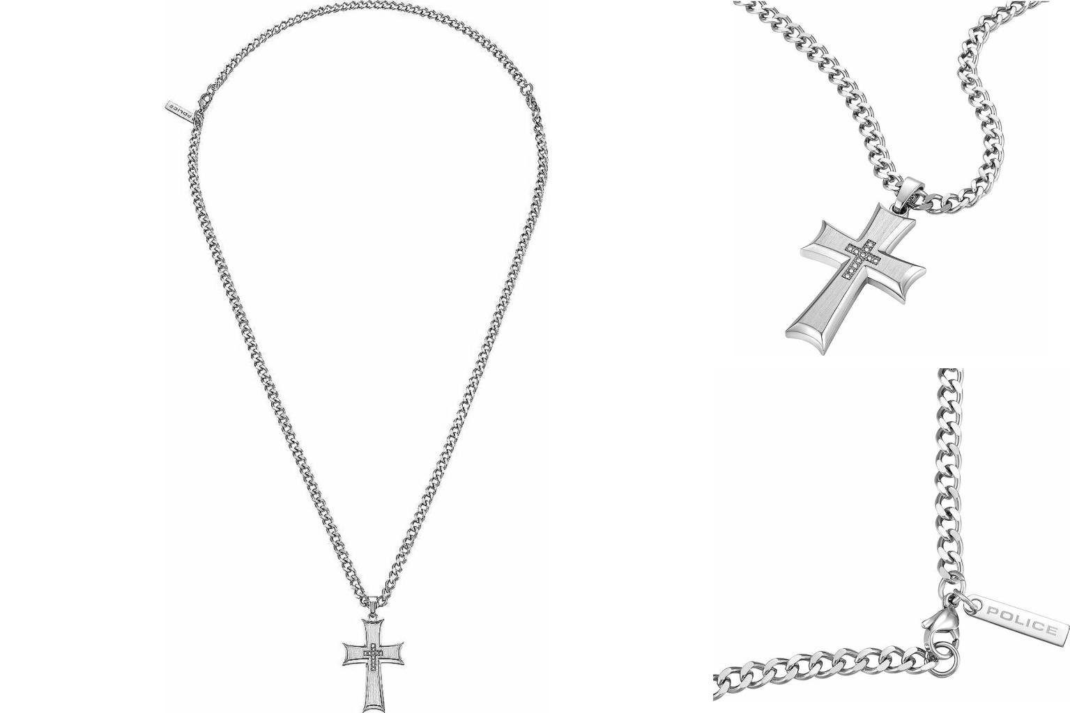 Police Edelstahlkette Police Herrenhalsb...
