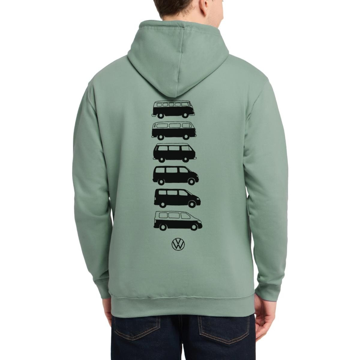 Spreadshirt Hoodie Volkswagen Camper Evolution Mit Logo Unisex Hoodie (1-tlg)
