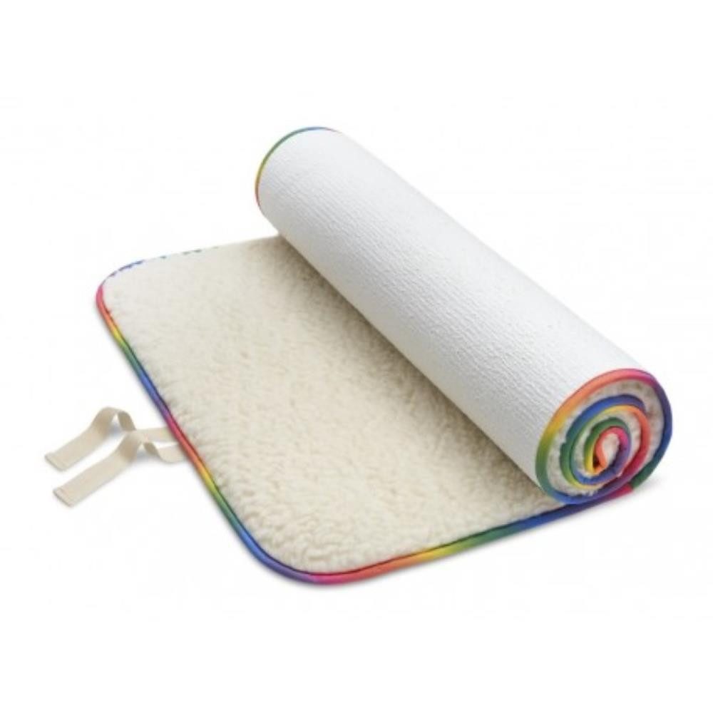 Bausinger Yogamatte Yogamatte Schurwolle Premium Rainbow