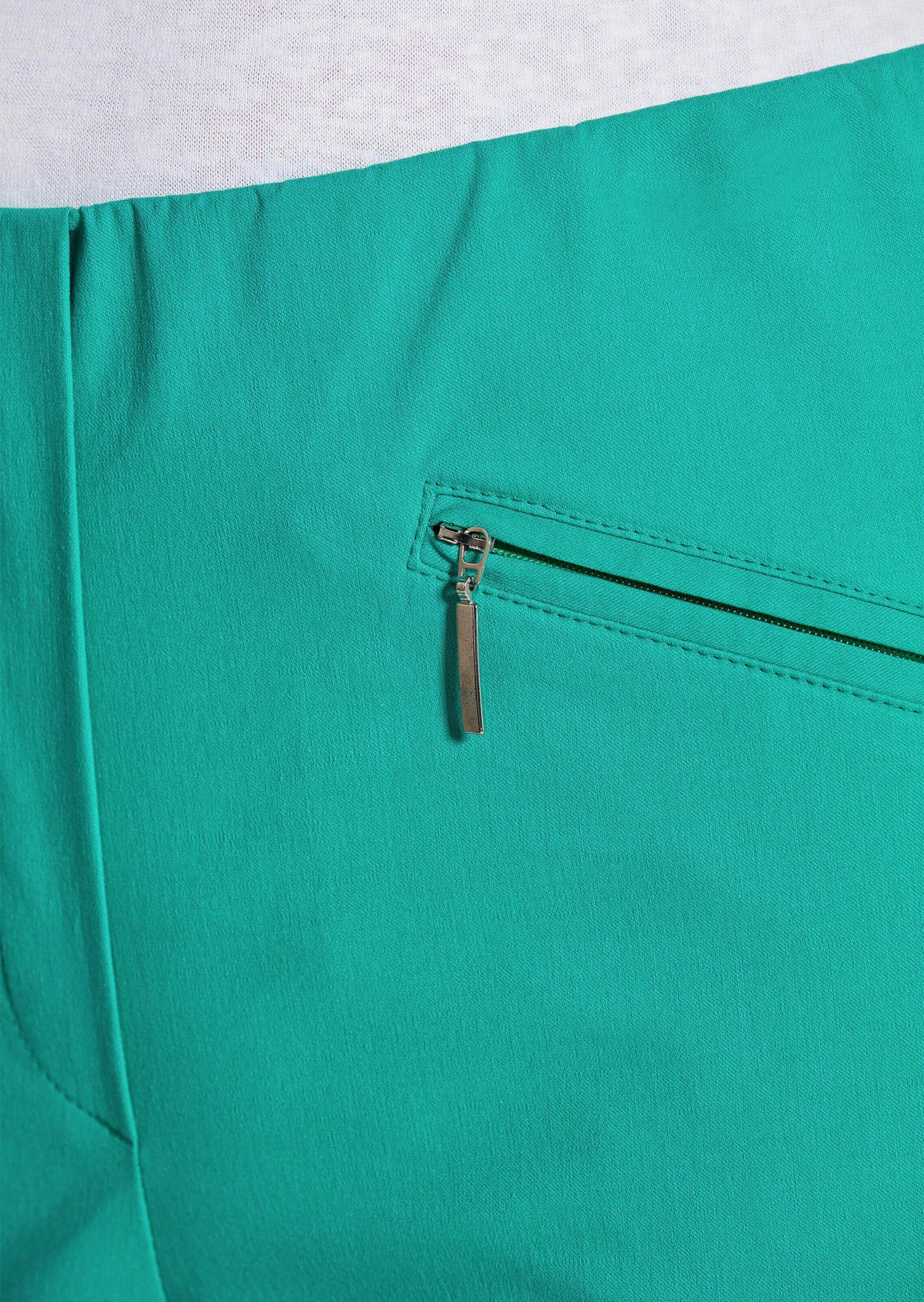 GOLDNER 7/8-Caprijeans Kurzgröße: Komfortable 7/8-Slim Fit Hose mit Schlupfbund und Stretchanteil