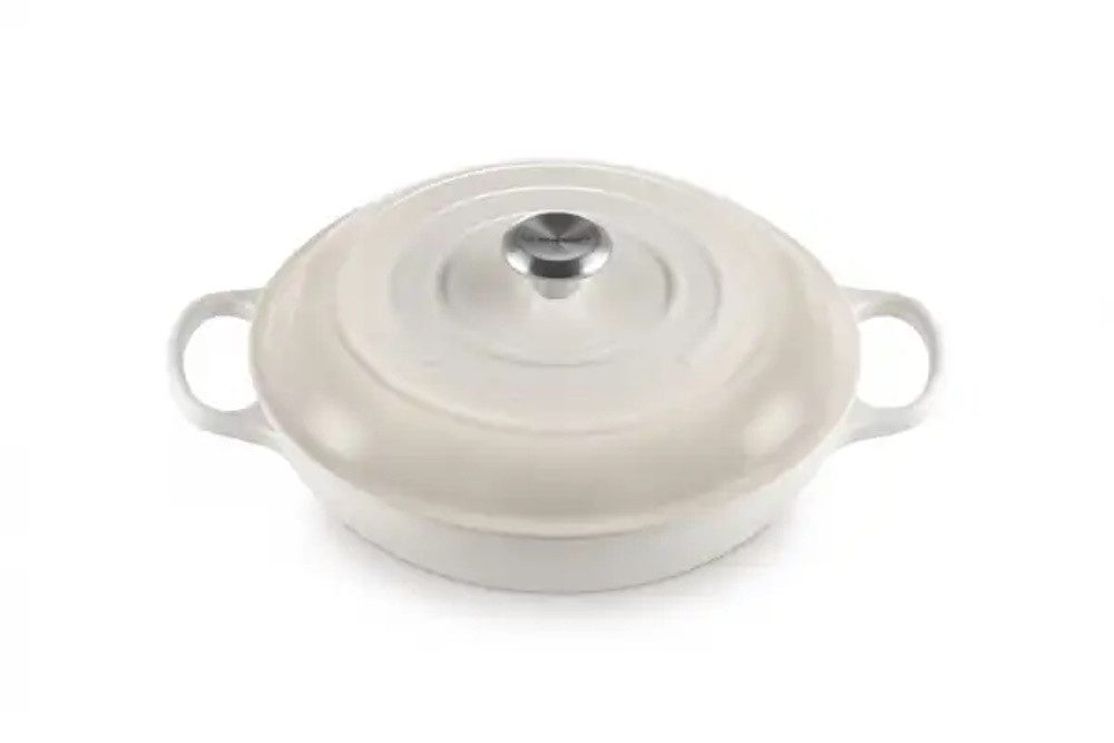 LE CREUSET Bräter Profitopf Sign 30 cm, emaliertes Gusseisen, gleichmäßige Wärmeverteilung