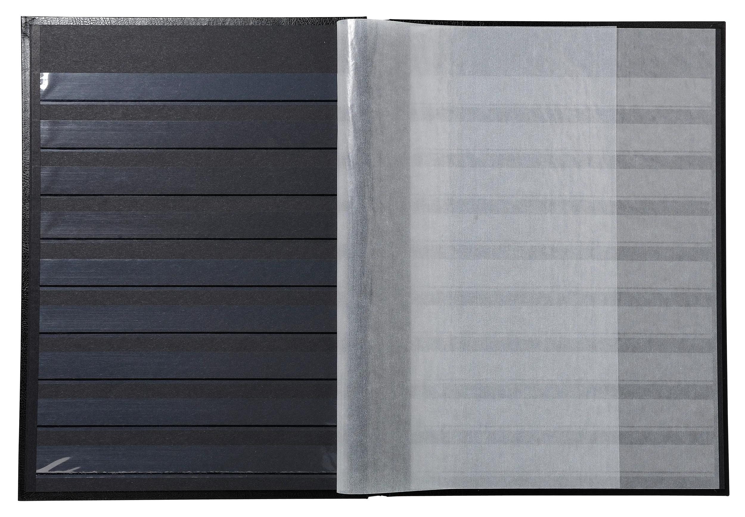EXACOMPTA Münzetui Briefmarken Einsteckalbum Halbleder 16 Seiten 225x305cmSchwarz 26131E, Fotoalben Sammler – Bild 5 von 5