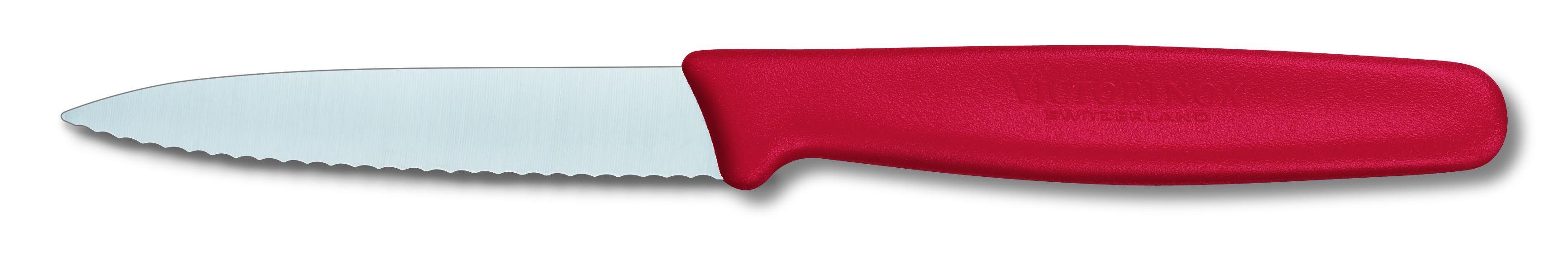 Victorinox Taschenmesser Gemüsemesser Well., Nylon rot