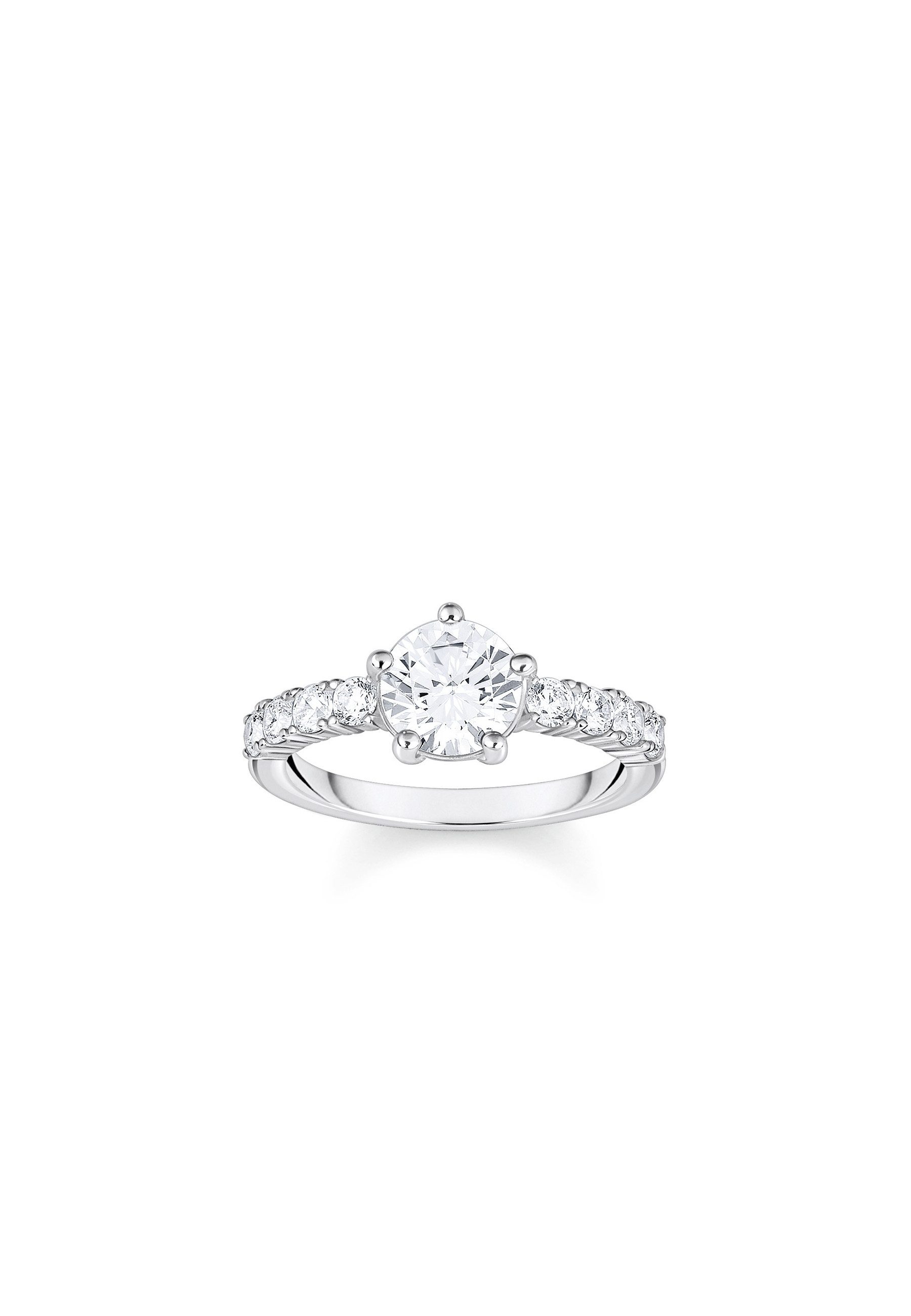 THOMAS SABO Fingerring Ring Silver Solitaire White (Set)
