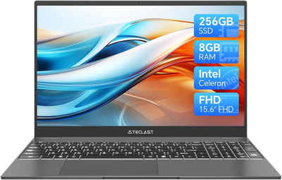 TECLAST F16Plus Notebook (Intel Celeron N4120, 256 GB SSD, FullHD 8GB RAM,Erweiterte Speicheroptionen, Effizienter und langlebig)
