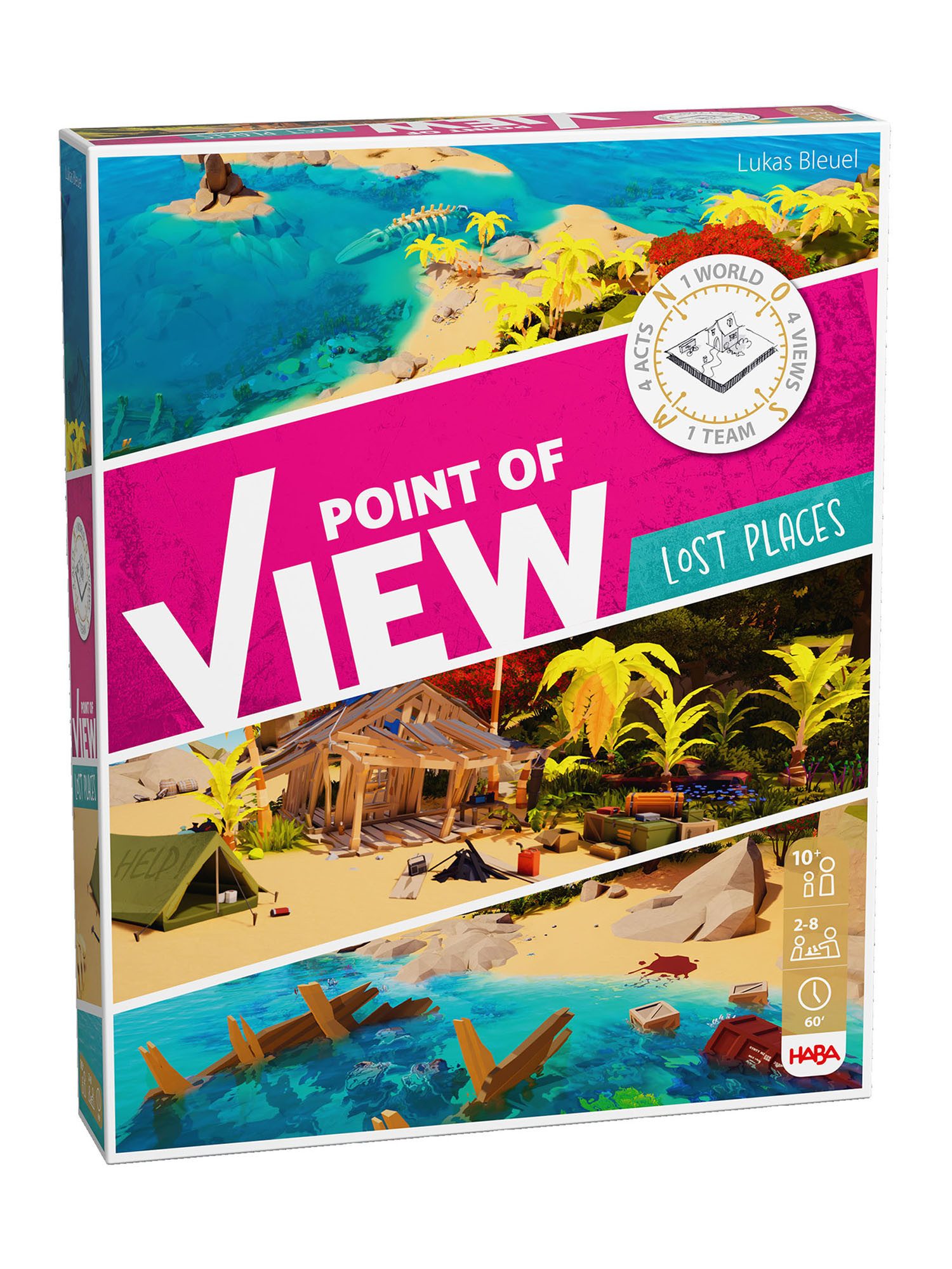 Haba Spielesammlung Point of View, Spiele Set, Spielbox, Brettspiel Sammlung