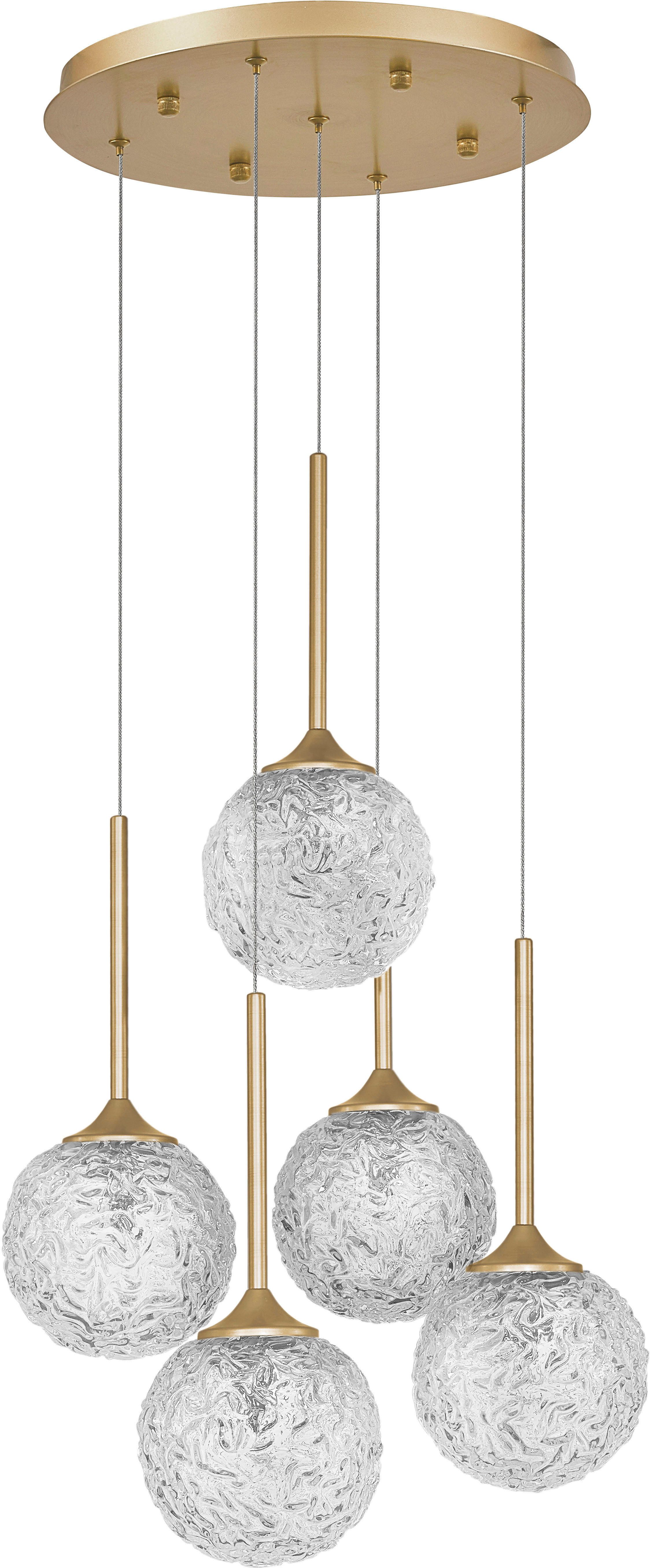 Nova Luce Hängeleuchten MIRANO, ohne Leuchtmittel, Ohne Beleuchtung