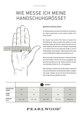 PEARLWOOD Lederhandschuhe Touchscreen proofed - mit 10 Fingern bedienbar