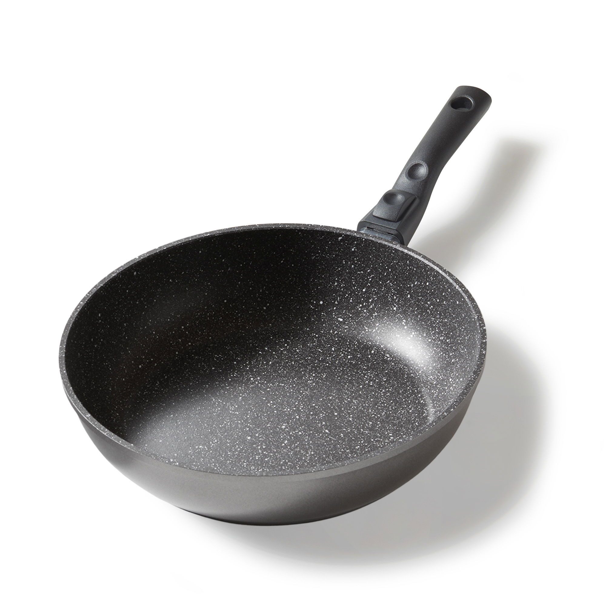 STONELINE Schmorpfanne, Aluminium (1-tlg), mit echten Steinpartikeln, induktionsgeeignet, Made in Germany