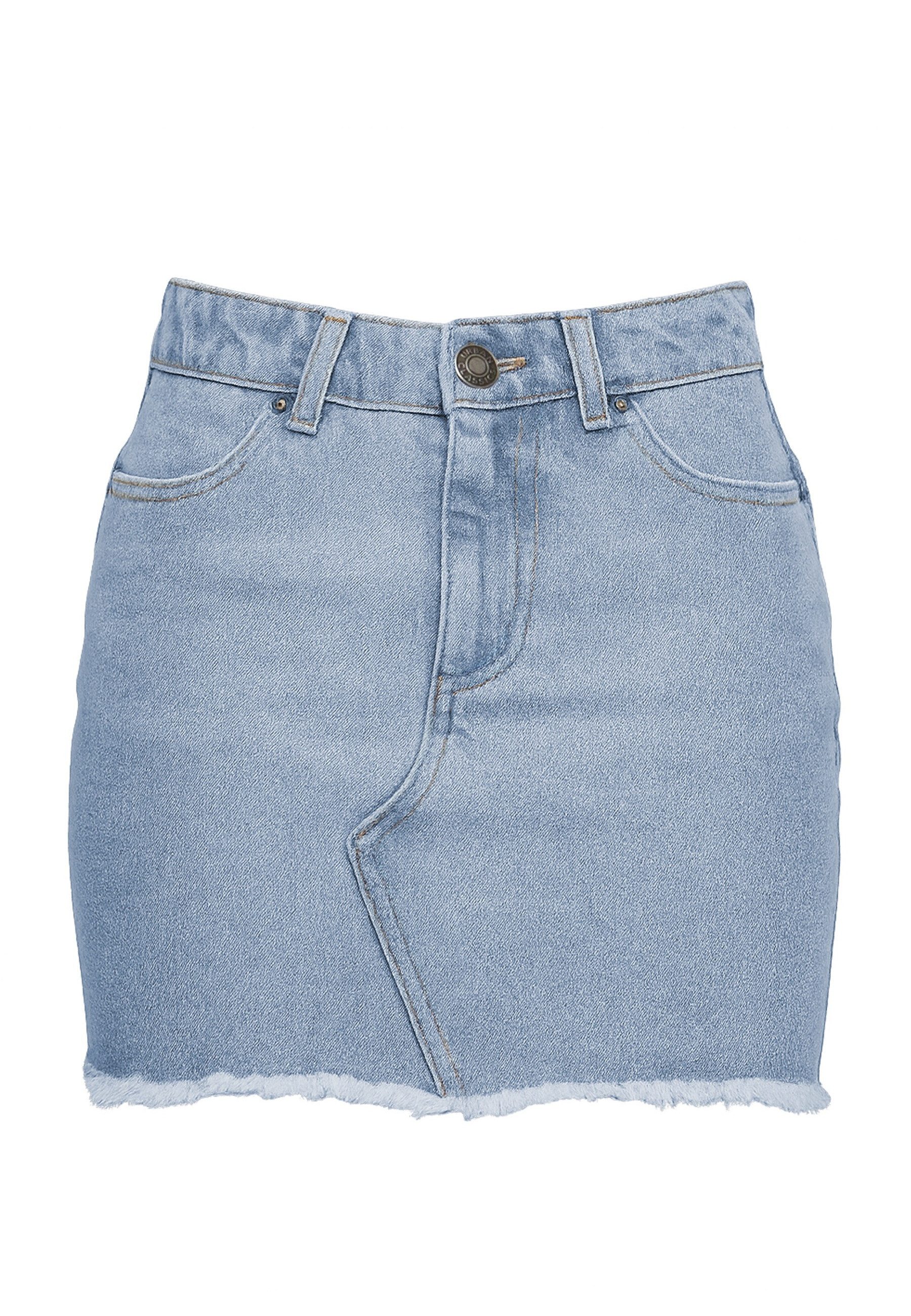 URBAN CLASSICS Sommerrock Urban Classics Ladies Heavy Mini Denim Skirt (1-tlg)