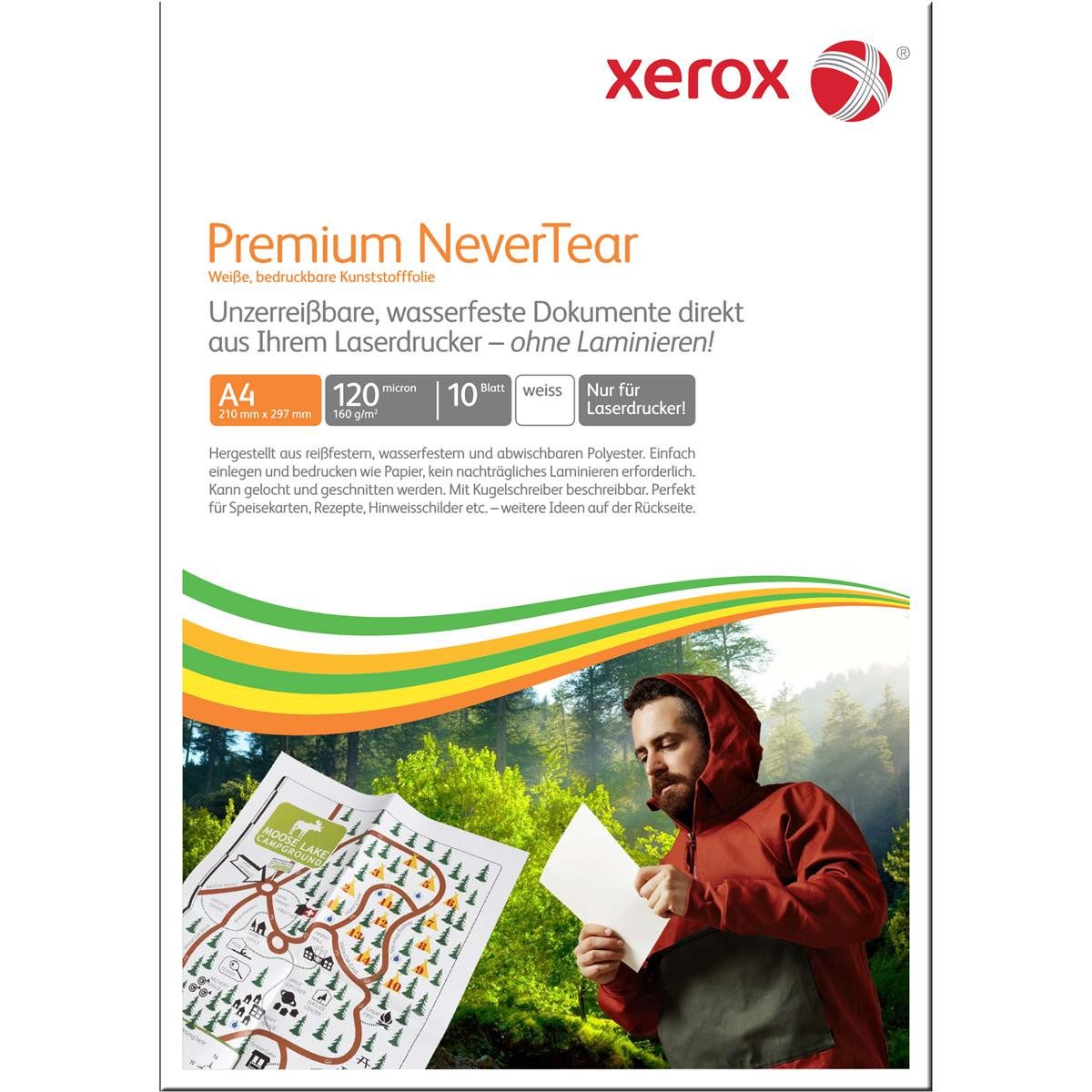 Xerox Dekorationsfolie Xerox® 003R98126 Premium NeverTear Synthetic A4 120µm weiß