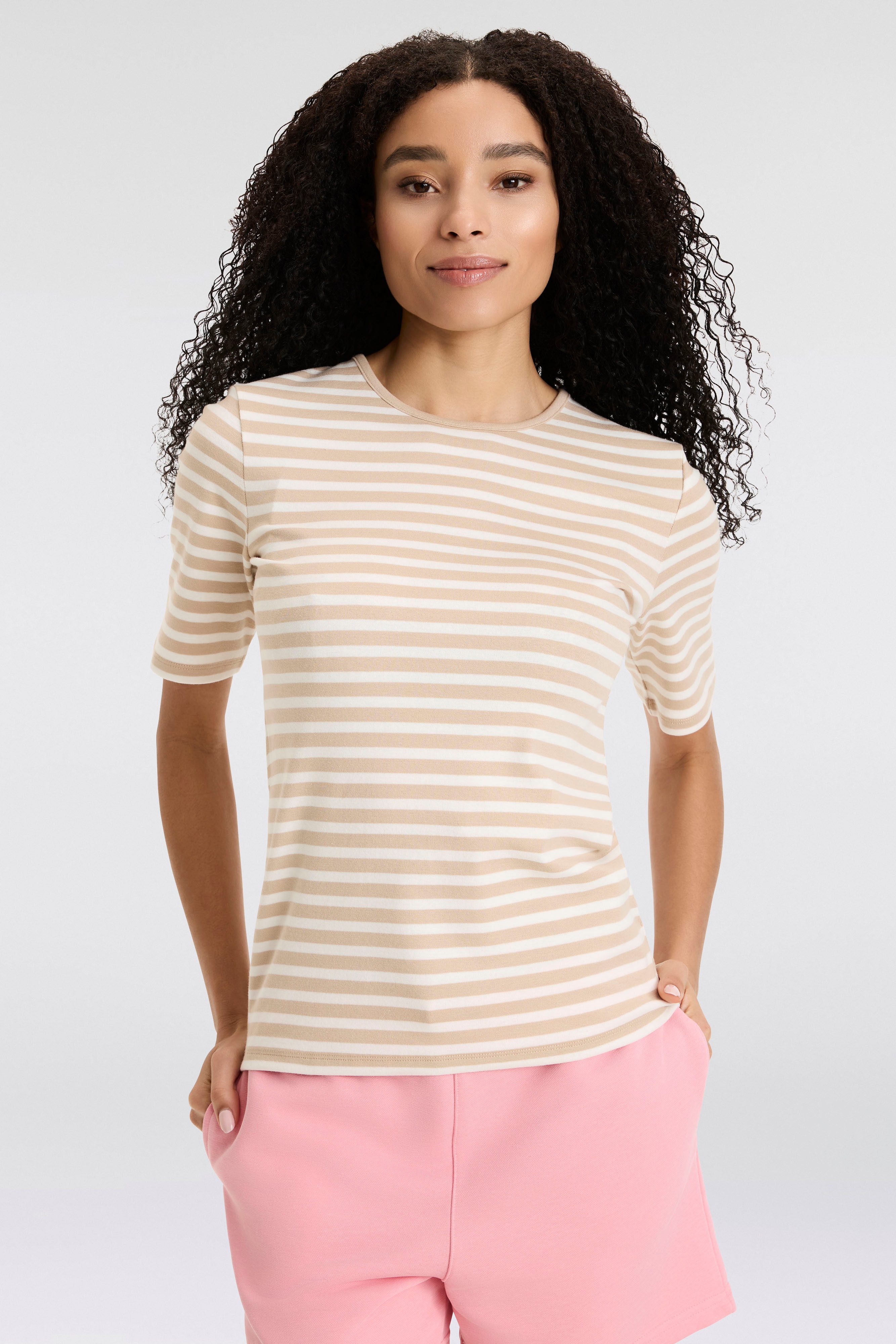 Gant T-Shirt SLIM STRIPED 1X1 RIBBED günstig online kaufen