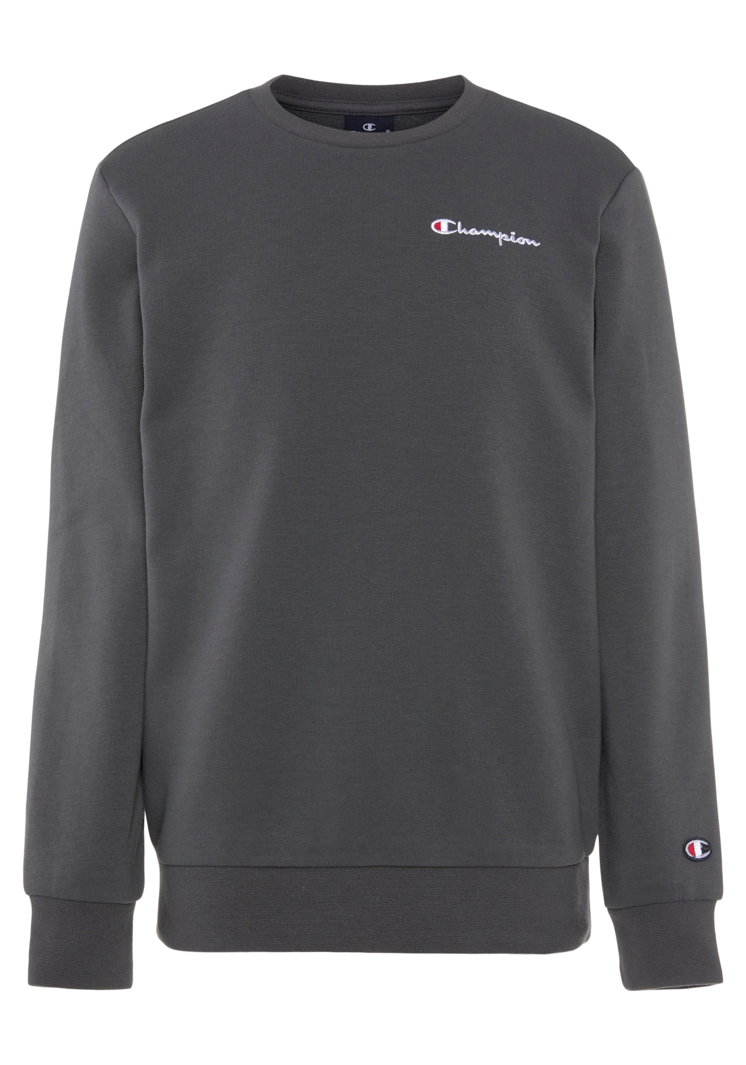 Champion Crewneck - small Classic Kinder Logo für grau Sweatshirt Sweatshirt