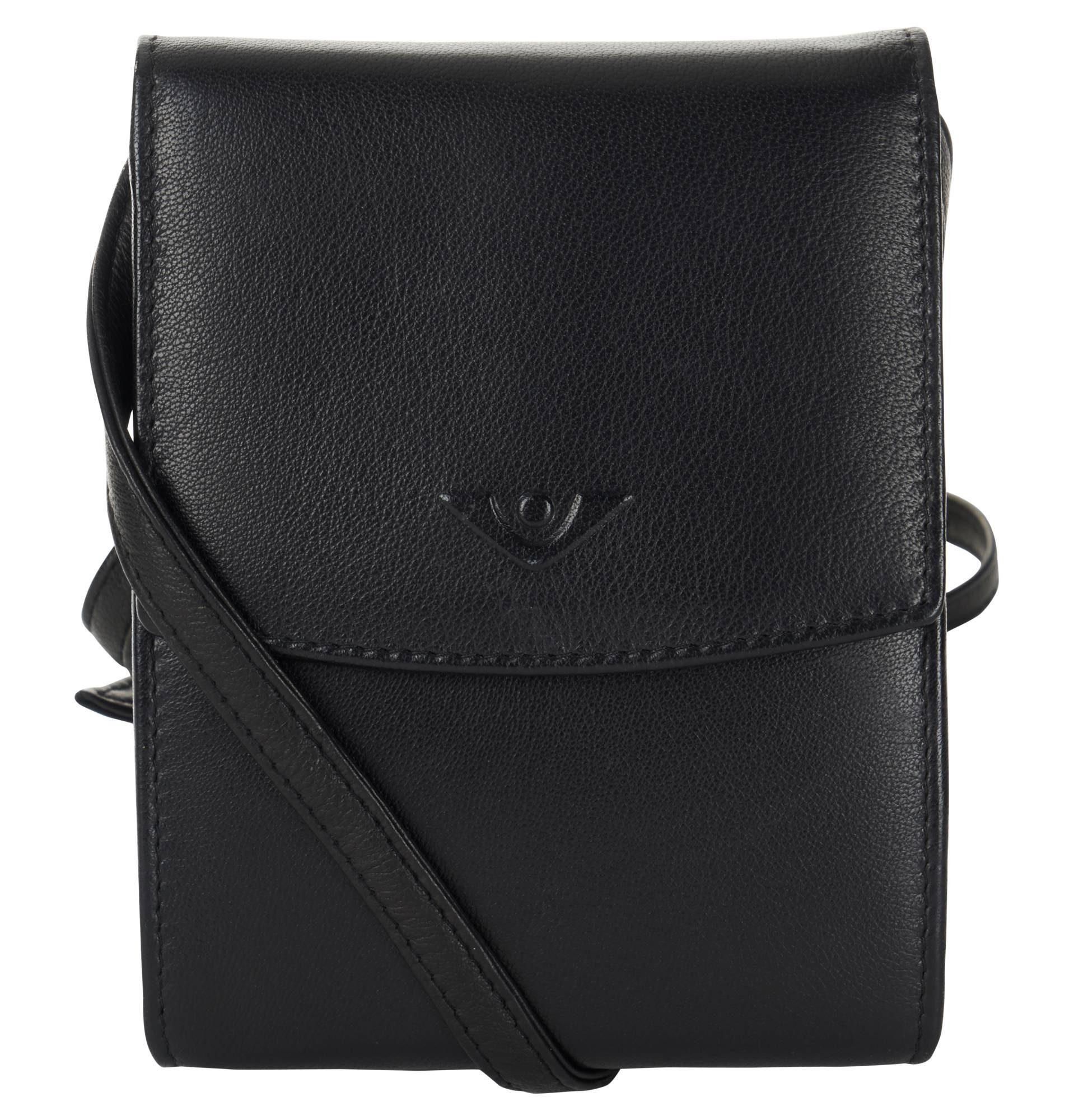 Voi Handtasche VOi ADALIE Tasche mit Gürtelschlaufe SOFT NOS-10063 Unisex Schwarz