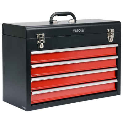 Yato Werkzeugbox Werkzeugkasten mit 4 Schubladen 52x21,8x36 cm