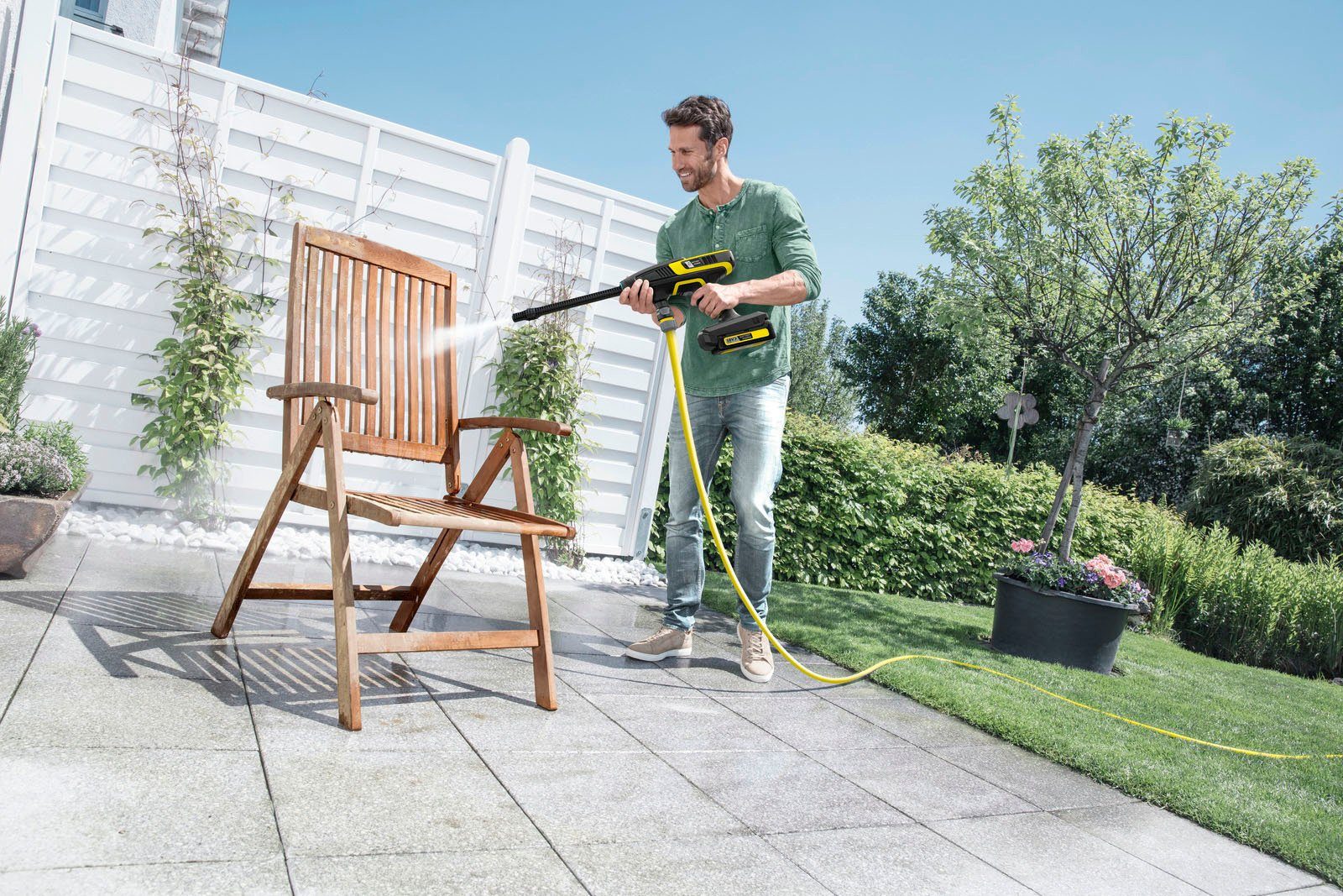 KÄRCHER Akku-Druckreiniger Handheld Cleaner KHB 6 Battery Set, Fördermenge max: 200 l/h, Quick Connect, 18V Akku