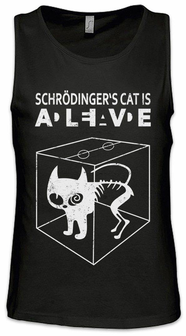 Tanktop Schrödinger's Cat Is Alive Dead II Ärmelloses T-Shirt The Big