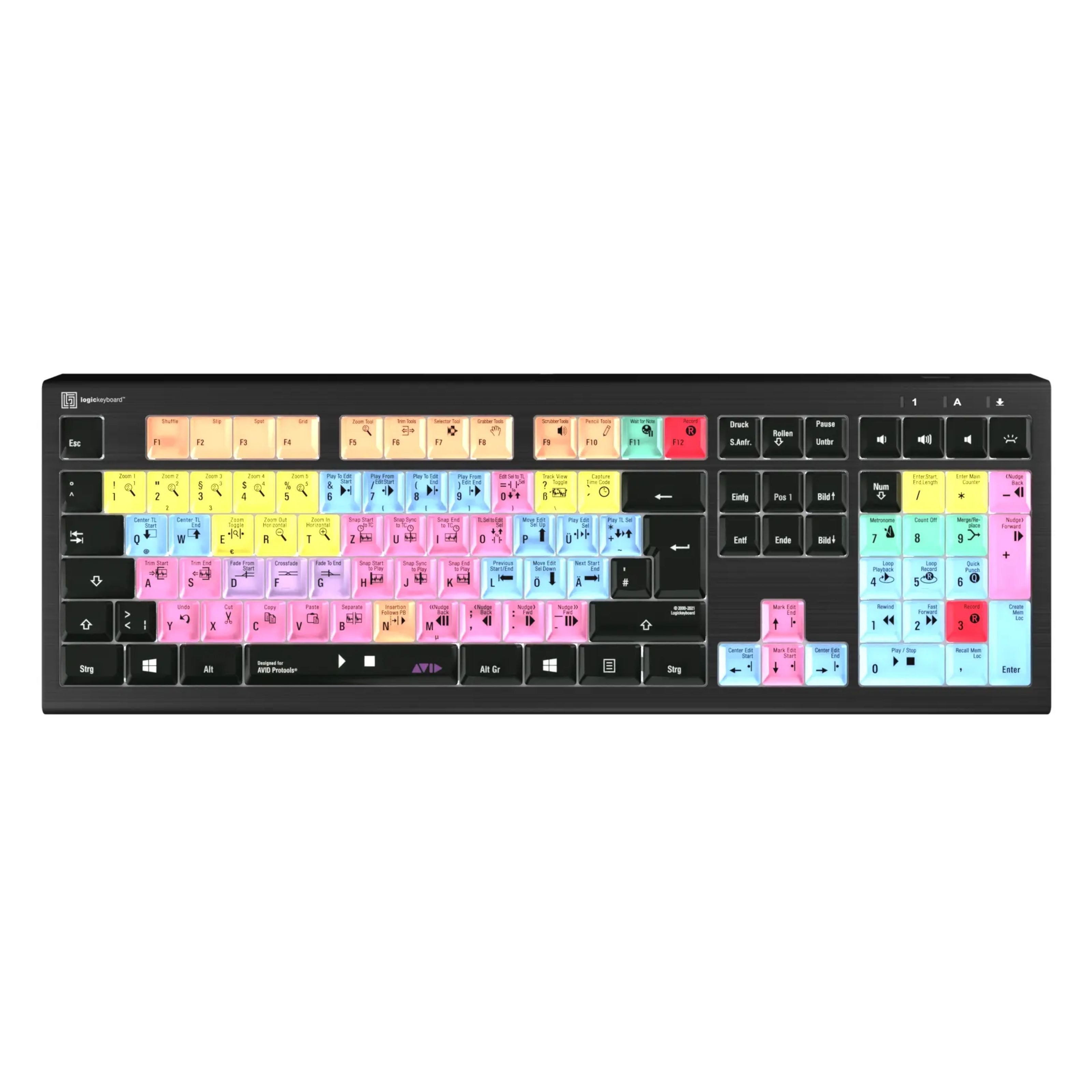 Logickeyboard Apple-Tastatur (Pro Tools Astra 2 DE (PC) Pro Tools Tastatur deutsch - Apple Zubehör)