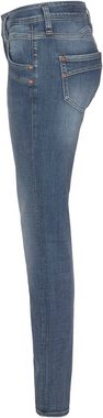 Herrlicher High-waist-Jeans RADINA RECYCLED DENIM mit leichtem Push-Up-Effekt