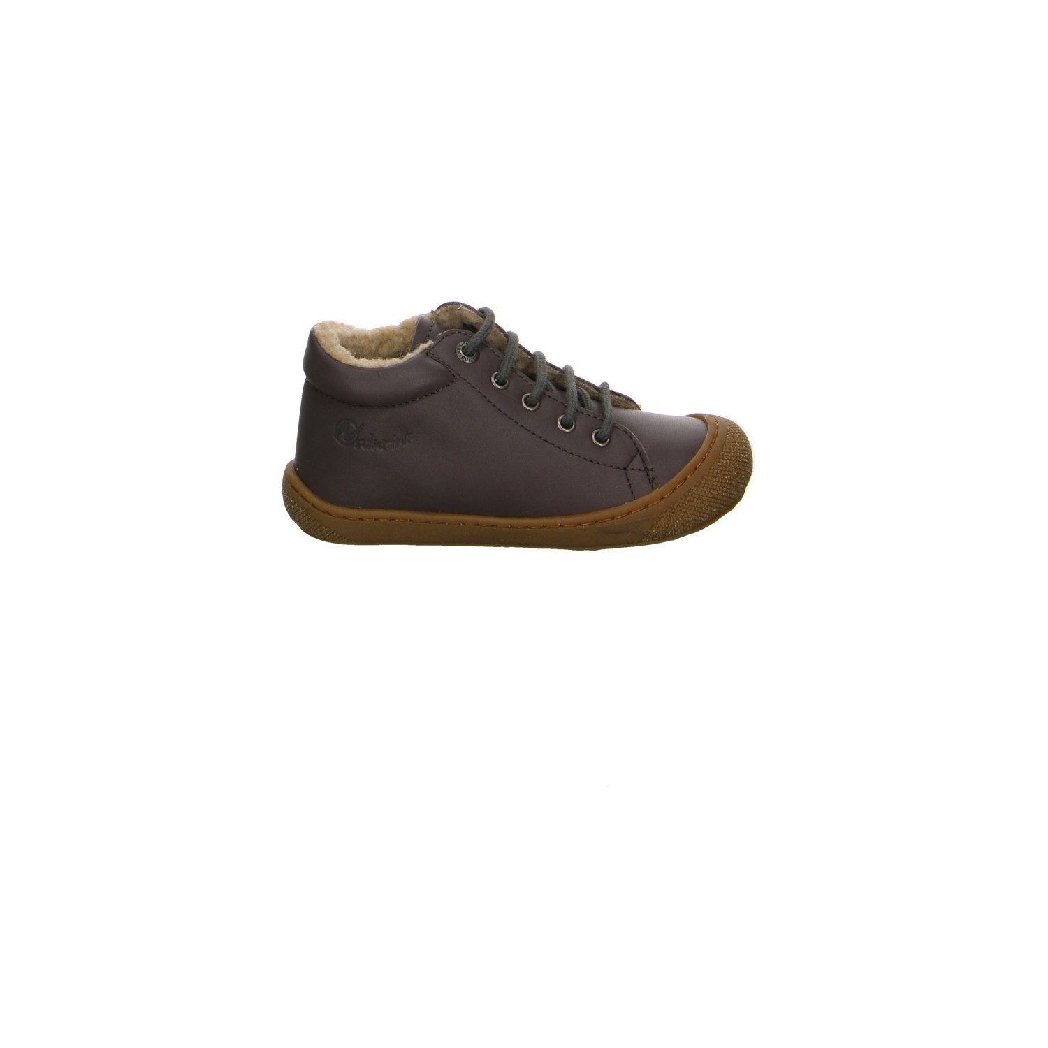 Naturino Naturino Cocoon Leder Lauflernschuhe Winter Junge grau Winterstiefelette