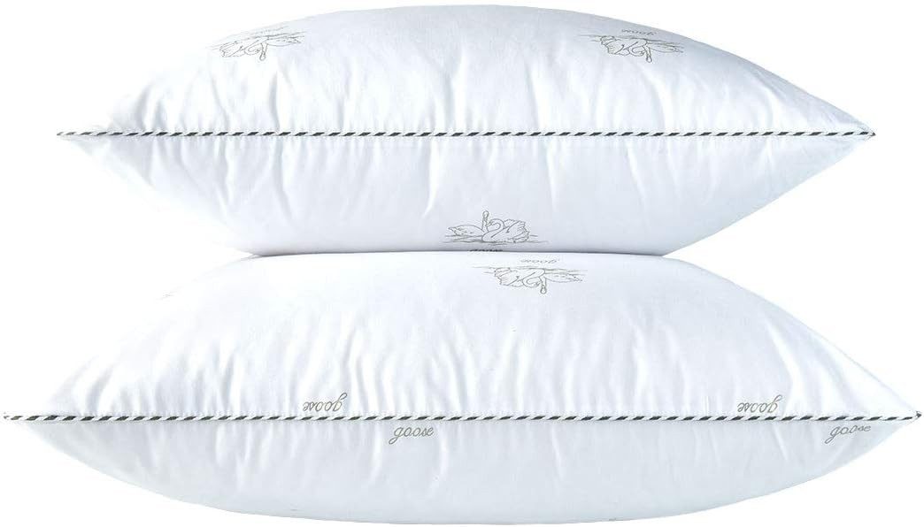 Kopfkissen 2-er PackKopfkissen Air Softfill Collection SWAN DE LUXE 40x80 Bezug, Füllung: 100% Polyester Mikrofaser, mit Innenkissen, Vegane Alternative zu Daunen