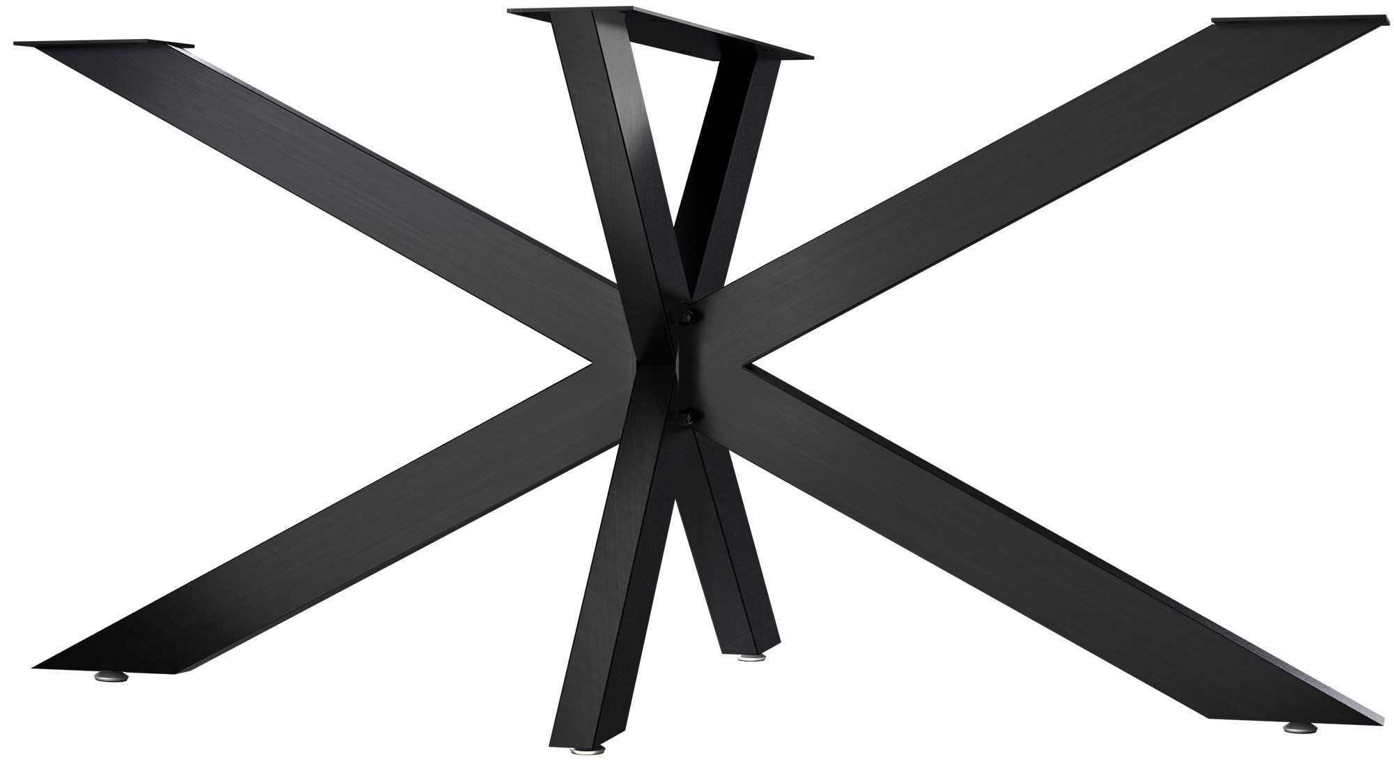 CLP Esstisch Hardwick, Metallbeine für DIY-Tischkufen, Bodenschoner günstig online kaufen