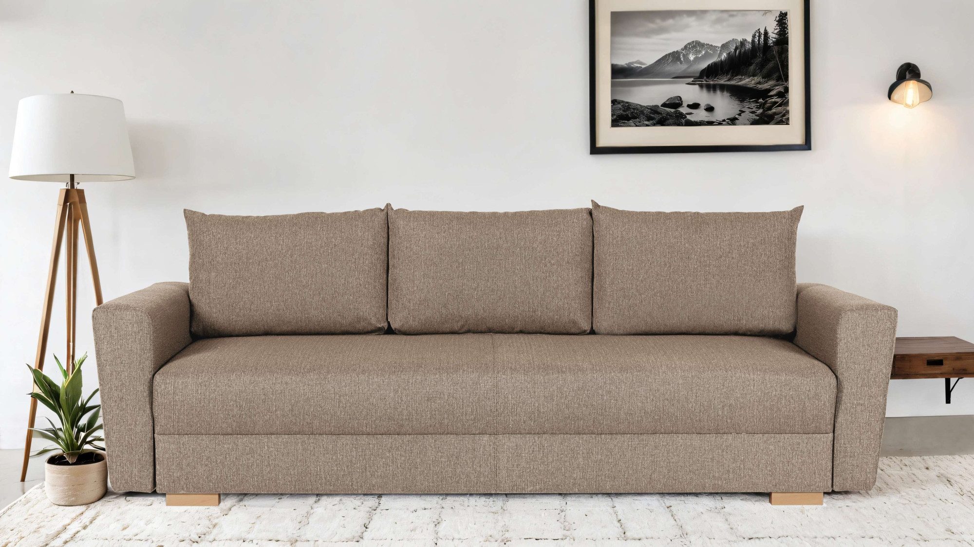 INOSIGN 3-Sitzer MAGHERA Schlafsofa mit Bettkasten, günstig online kaufen