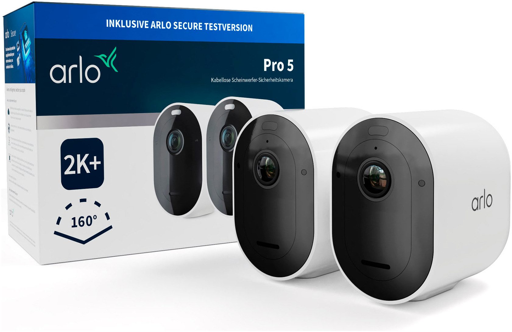 Überwachungskamera Pro5 2K Security Camera 2er Set
