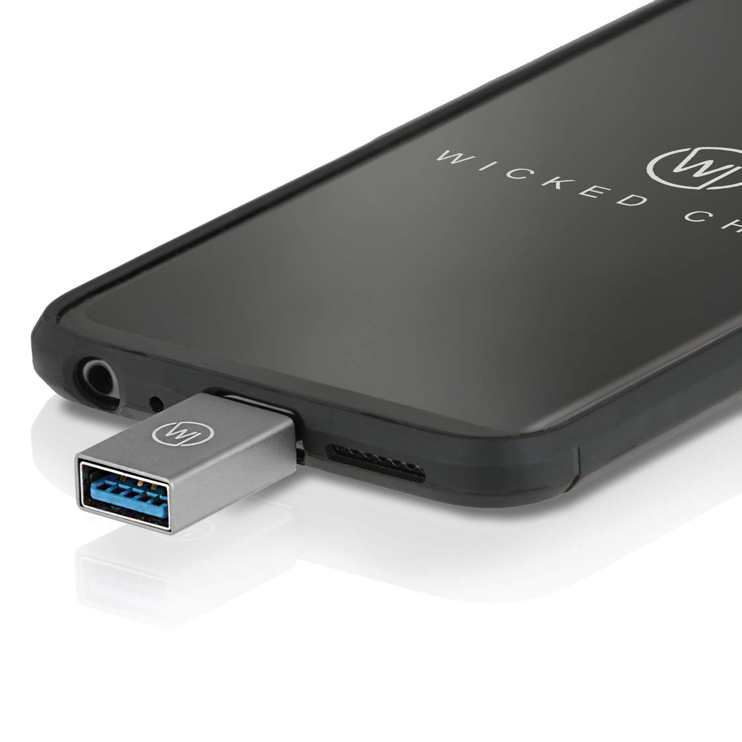 Wicked Chili 2x USB-C OTG Adapter für iPad Pro / Air, MacBook USB-Adapter USB-C zu USB-A, für iPad Pro (2018 2020 2021), Air 2021 / Macbook und Macbook Air mit – Bild 5 von 5