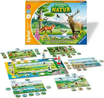 Ravensburger Spiel, Wissensspiel tiptoi® Unterwegs in der Natur, Made in Europe, FSC® - schützt Wald - weltweit