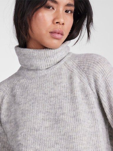 pieces Rollkragenpullover PCELLEN LS LONG KNIT günstig online kaufen
