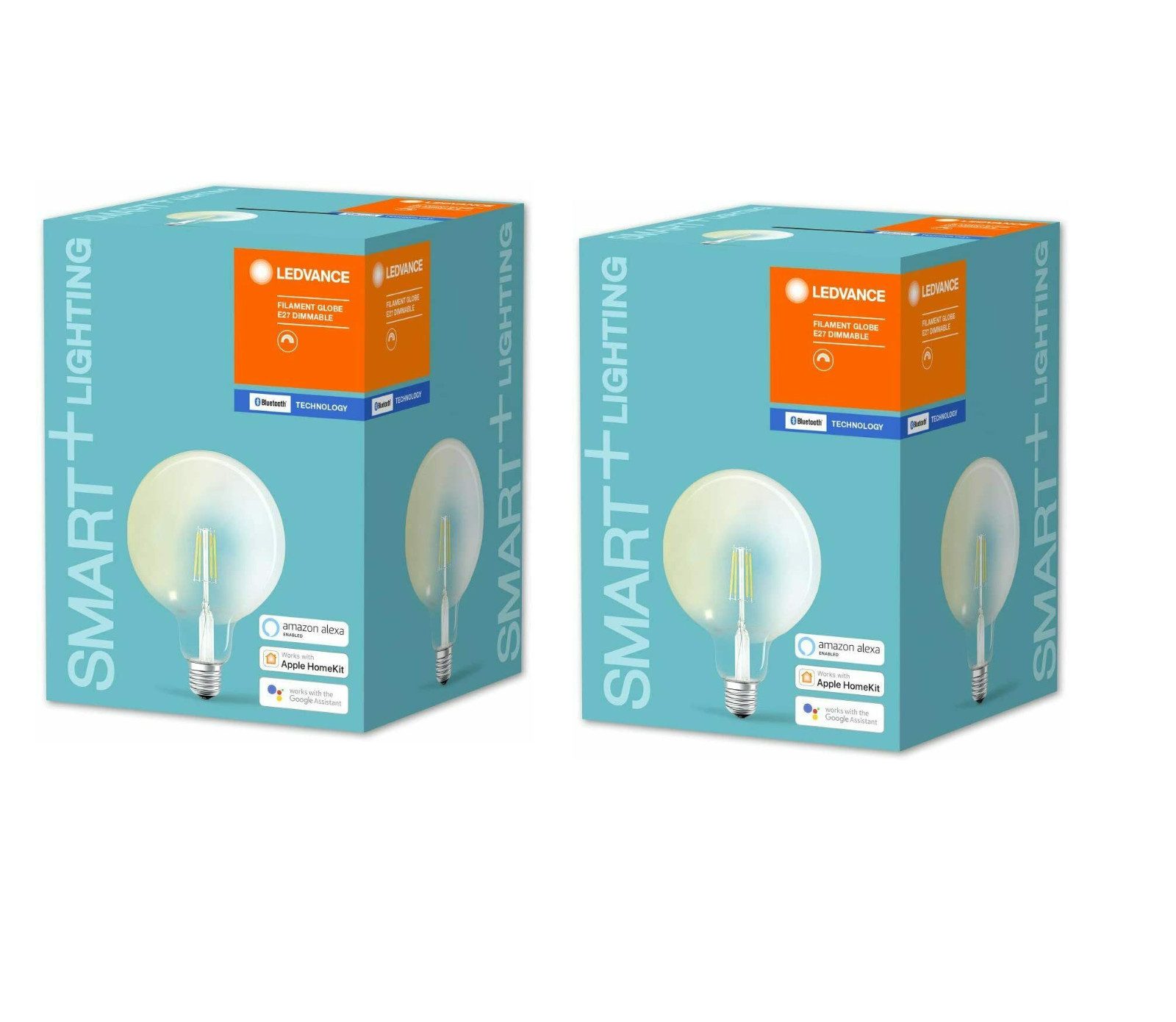 LED-Leuchtmittel SMARTEplus Lampe Leuchte Filament Glühbirne E27 Bluetooth Mesh 2er