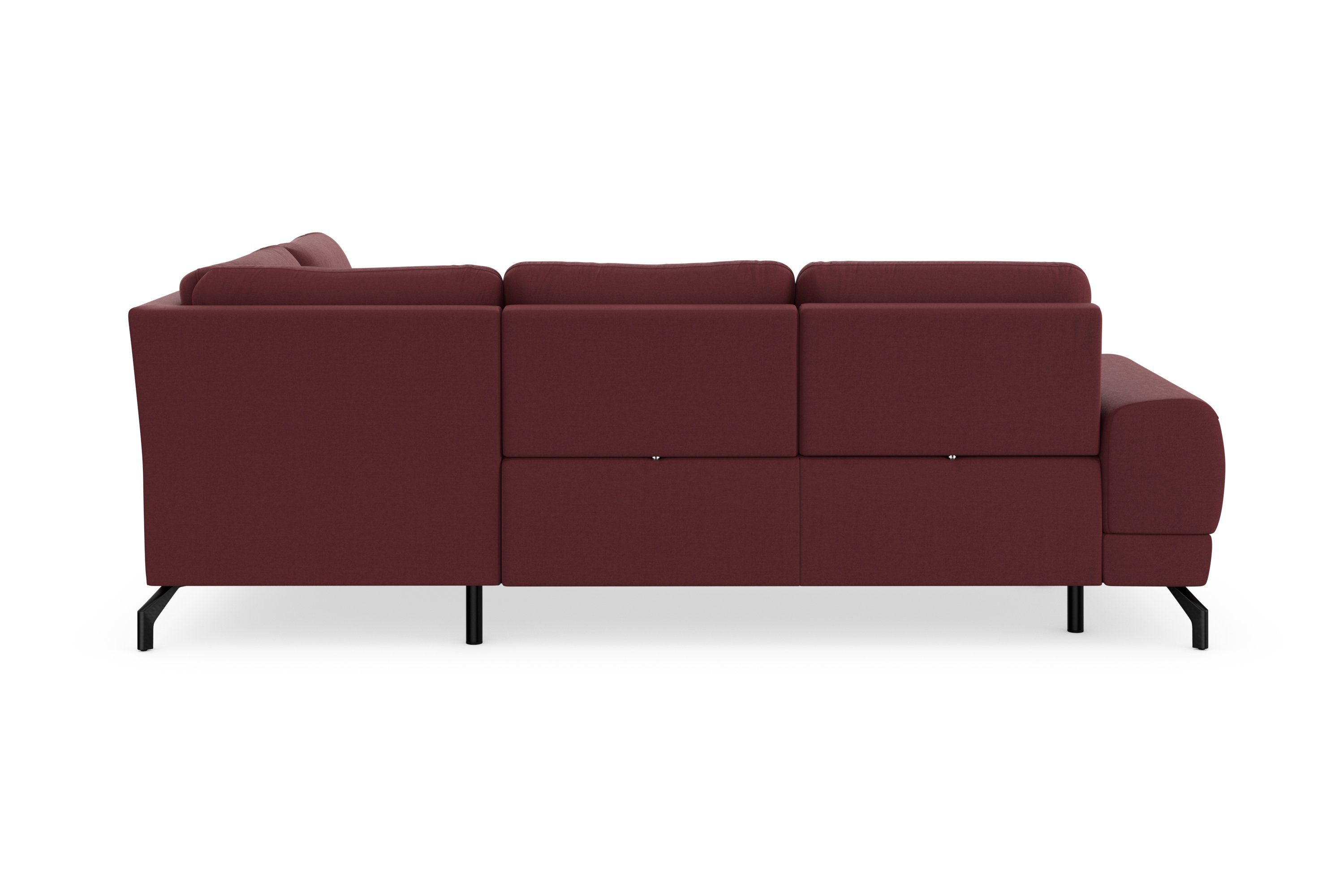 sit&more Ecksofa Cinturo, inklusive Sitztiefenverstellung Sitzhöhe Federkern, 45 cm und