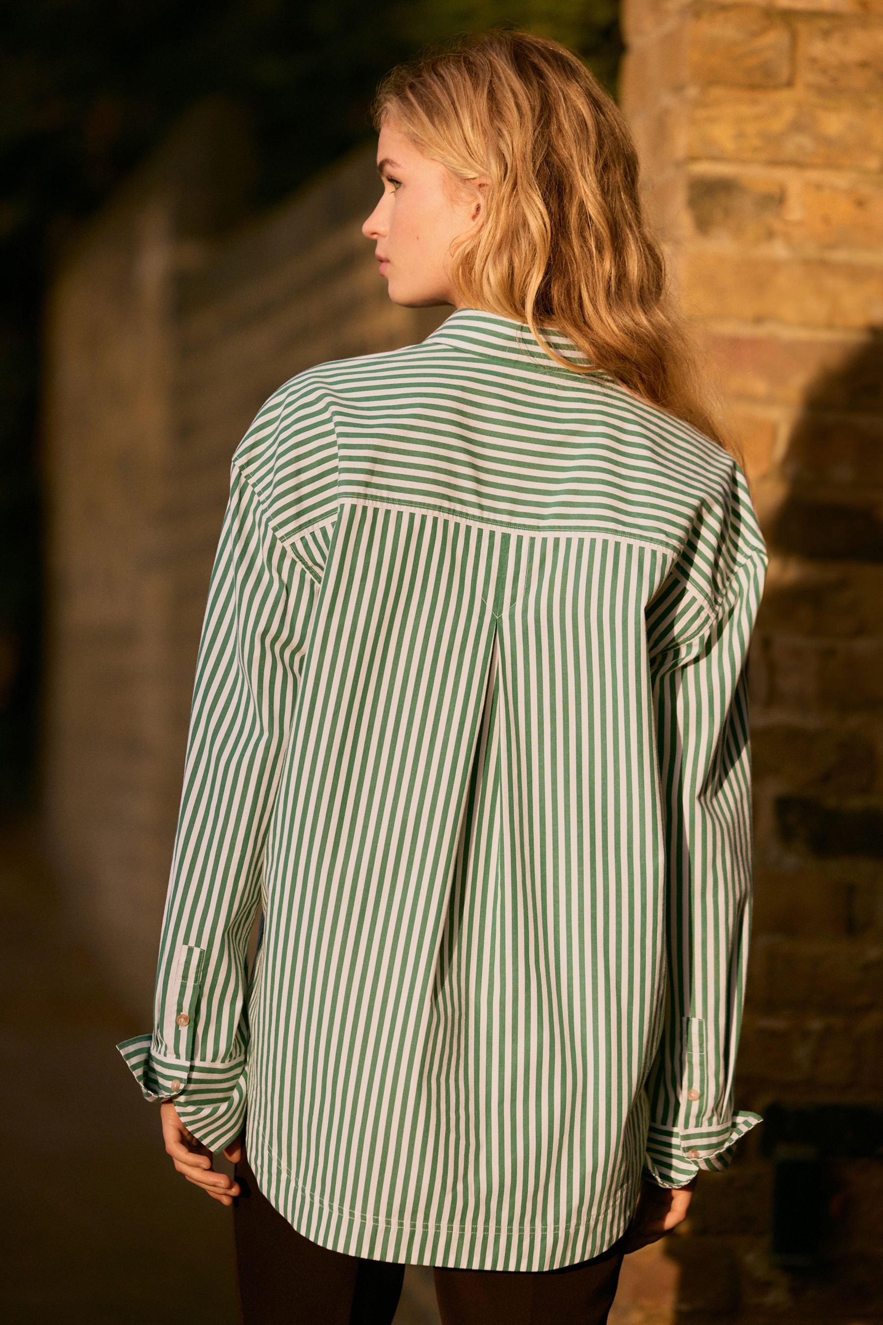 Next Langarmbluse Button-Down-Shirt 100 % Baumwolle im günstig online kaufen