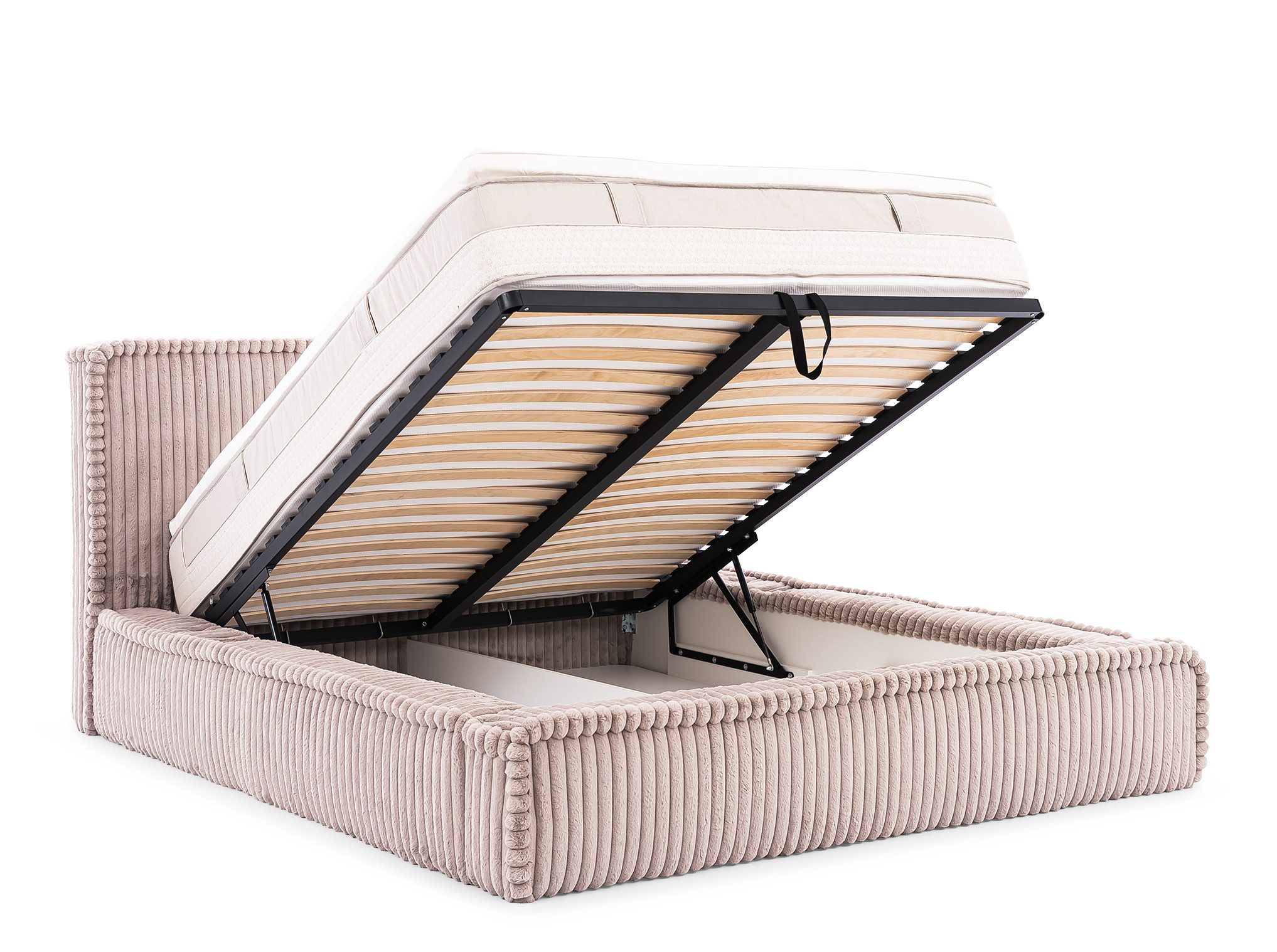 yourhouse24 Polsterbett MIDAS Bett Doppelbett Bettgestell Lattenrost mit Induktionsladegerät