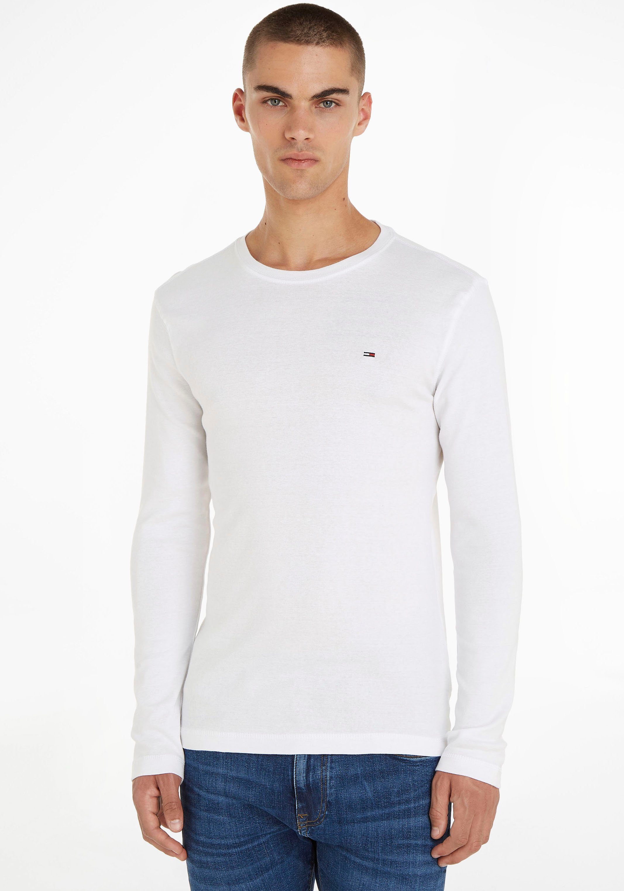 Tommy Jeans Langarmshirt TJM ORIGINAL RIB LONGSLEEVE TEE