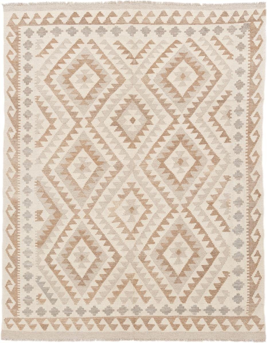 Orientteppich Kelim Afghan Heritage 145x186 Handgewebter Moderner Orientteppich, Nain Trading, rechteckig, Höhe: 3 mm