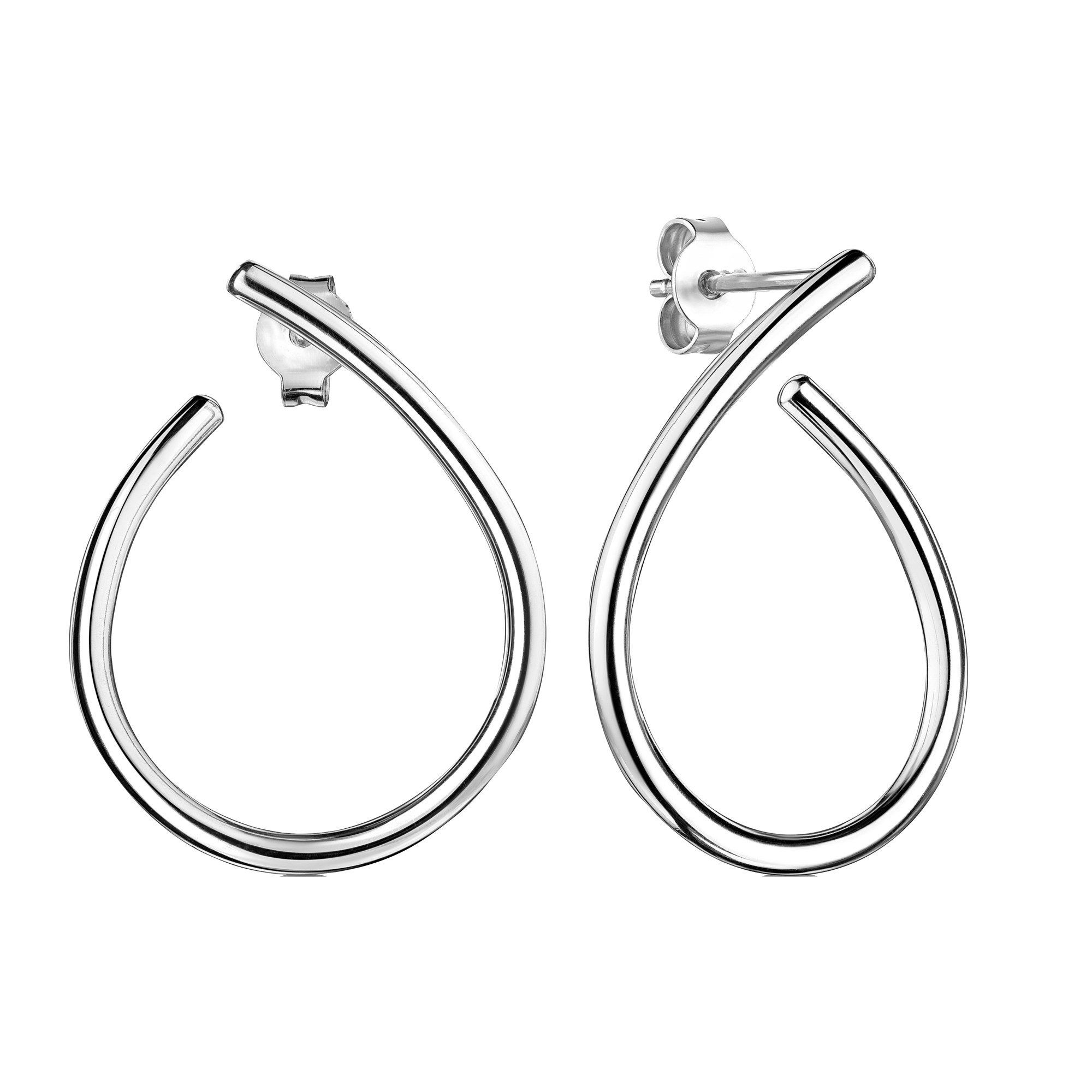 Paar Ohrstecker 926 Silber Ohrschmuck hochglanz