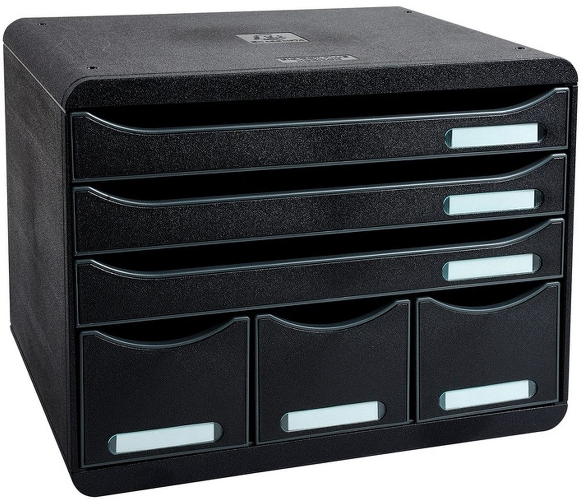 EXACOMPTA Organizer Schubladenbox Store-Box Office 6 Schubladen A4 Querformat 27x35,5x27,1