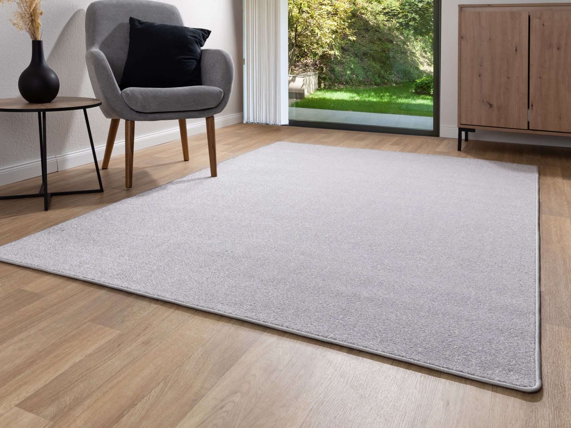 Steffensmeier Teppich Ibiza, Rechteckig, Kurzflor Teppich, Wohnzimmer