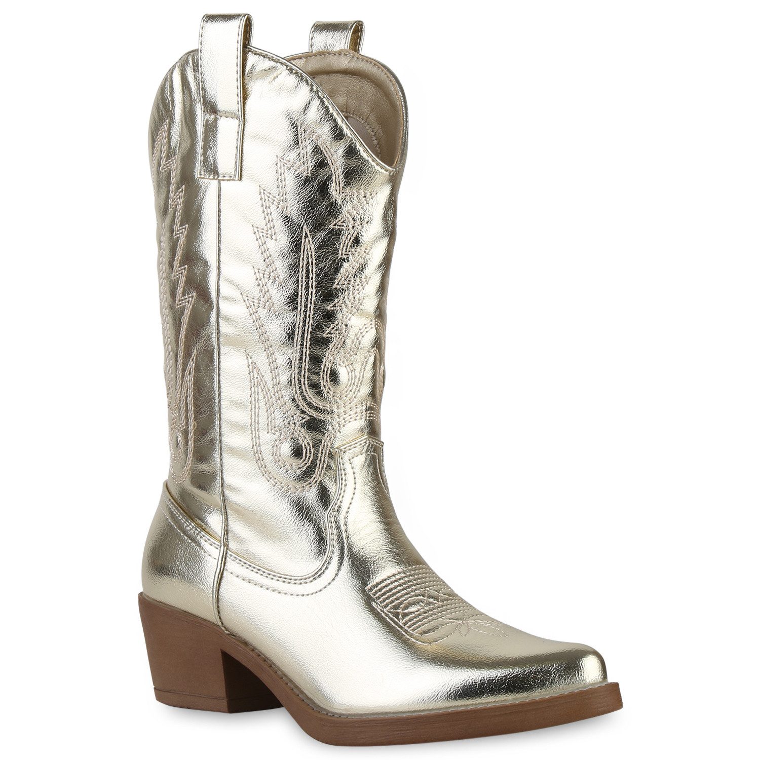 VAN HILL 839883 Ковбойские Damen Сапоги Ковбойские Stickereien Boots Spitze