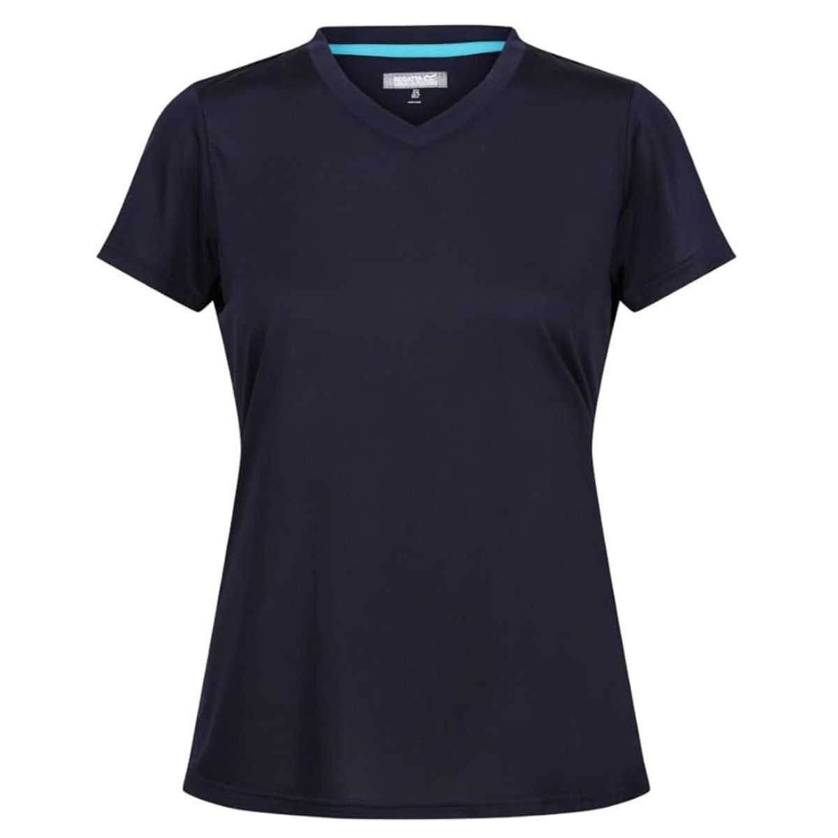 Regatta Funktionsshirt Regatta Fingal Edition Damen T-Shirt mit V Ausschnitt blau RWT317 540