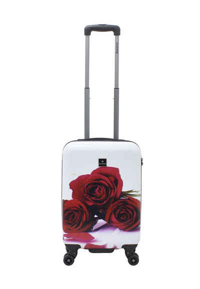 Saxoline® Koffer Roses, mit praktischem Zahlenschloss