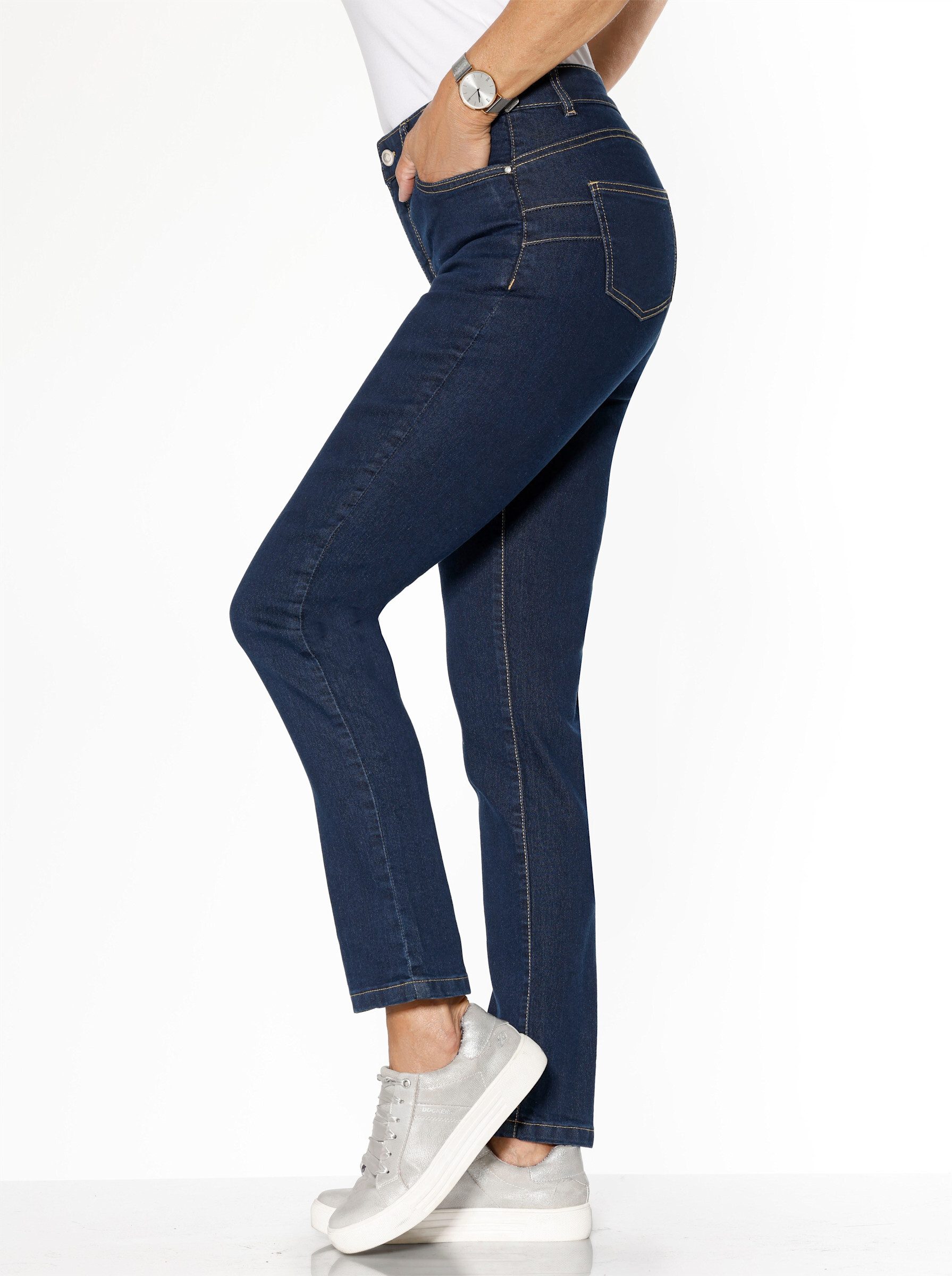 Bequeme Jeans Jeans leicht vertieft