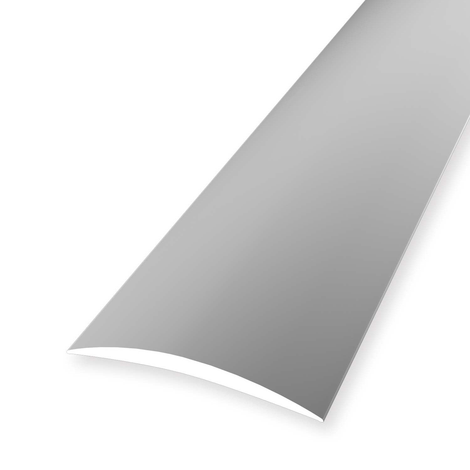 Küberit Übergangsprofil 5 x 40 x 1000 mm Aluminium Übergangsschiene Silber Selbstklebend