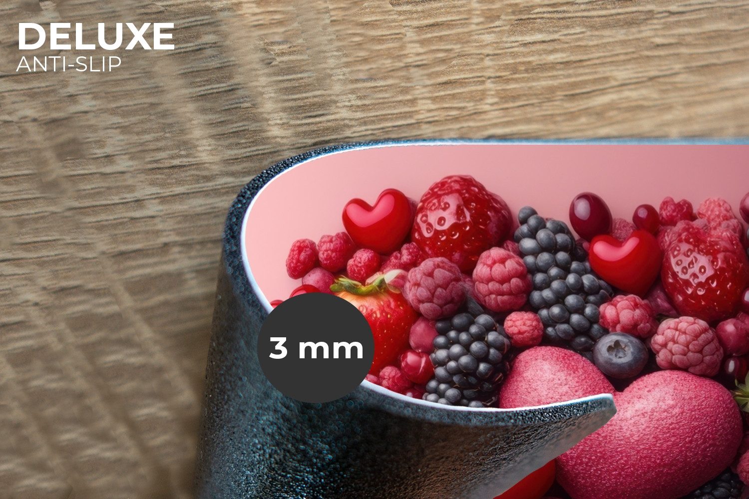 MuchoWow Platzset Obst - Herzen - günstig online kaufen