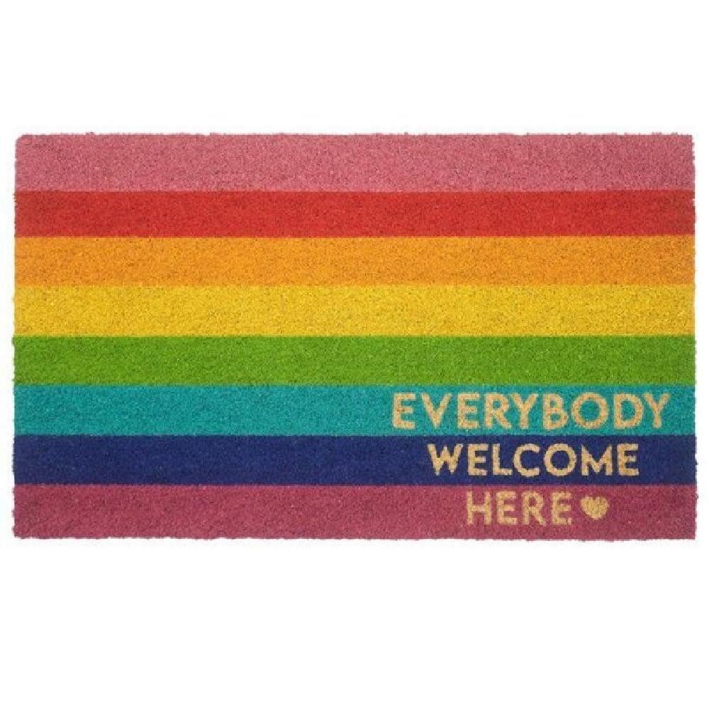 Giftcompany Fußmatte Fußmatte aus Kokosfasern Regenbogen (75x45cm) günstig online kaufen