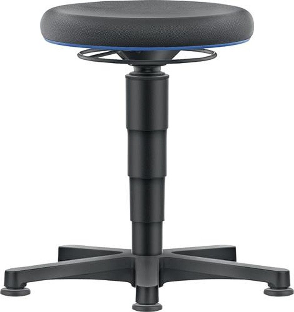 Hocker BIMOS Drehhocker Bodengleiter Supertec schwarz Sitz-H.450-650mm Super