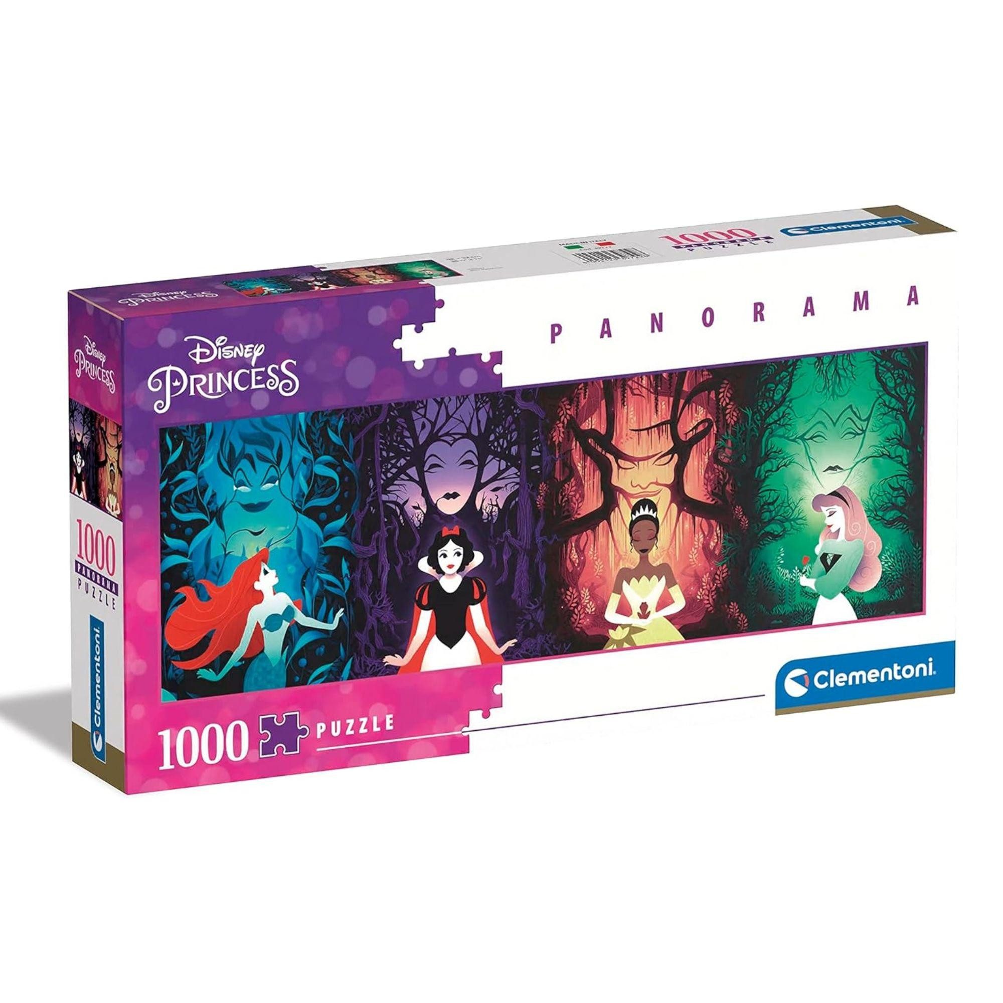Clementoni® Puzzle Prinzessinnen Panorama (1000 Teile) - Disney Princess, 1000 Puzzleteile